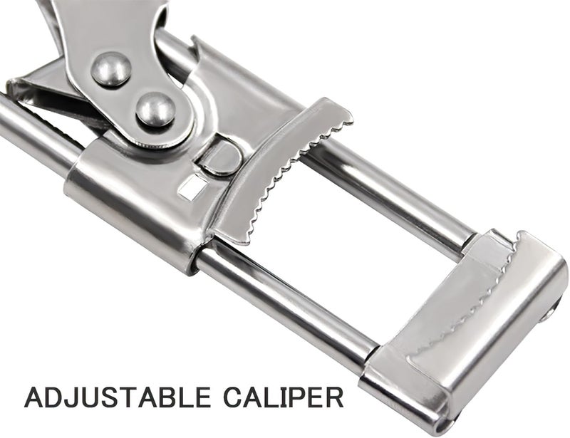 Cielasis Jar Opener for Weak Hands, Adjustable Multifunctional Stainless Steel Can Opener Jar Lid Gripper With non-slip module, Removes Tight Jar Lid for Seniors with Arthritis, Manual, Kitchen Accessories - Image 5